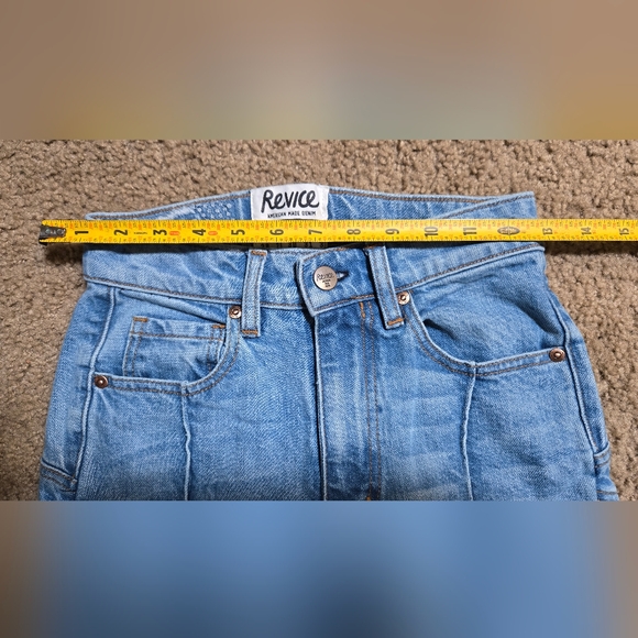 Revice Denim Venus Star Flare Eclipse Wash Jeans Size 24 - Picture 9 of 10